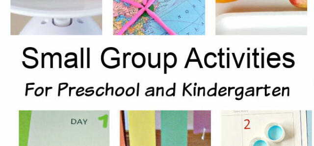 fun and easy small group activities for preschool and kindergarten
