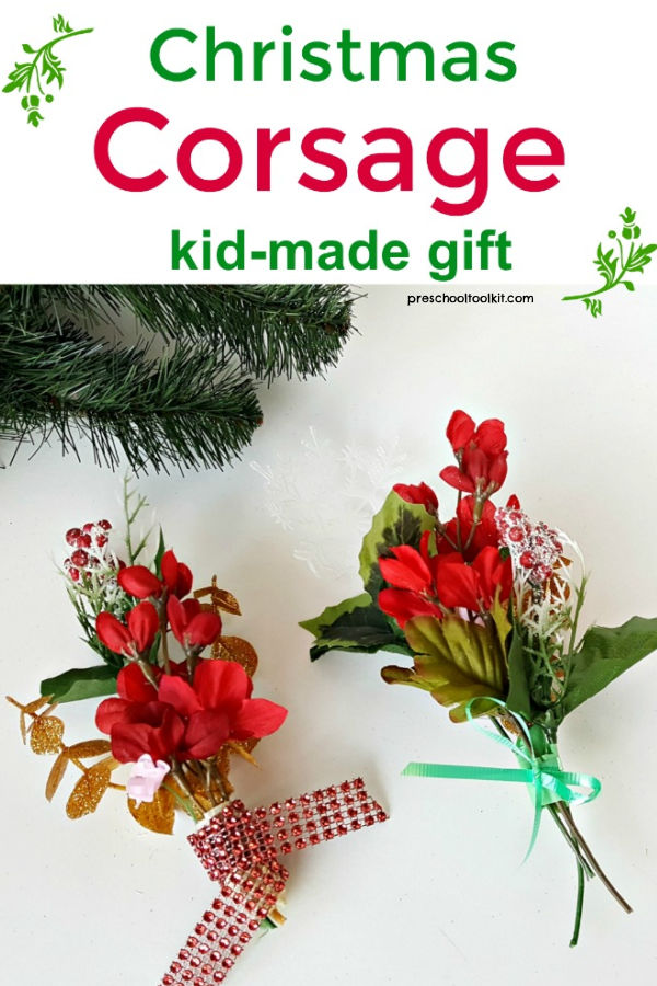 kids can make a small flower bouquet craft