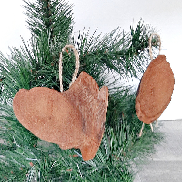 Holiday family craft Christmas tree ornament