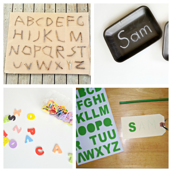 Learn the alphabet with kids activities