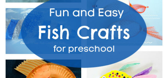 Fun and easy fish crafts for preschool and kindergarten
