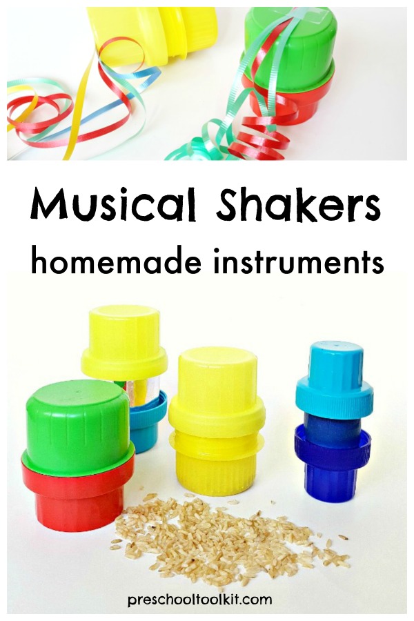 Music shakers homemade instruments for kids