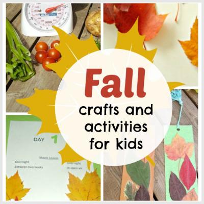Fall activities for preschool and kindergarten