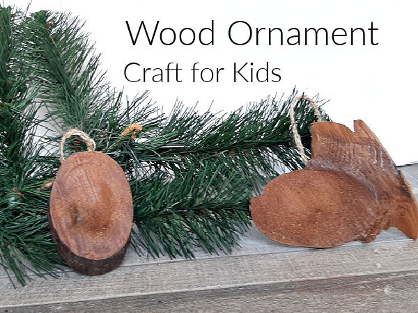 wooden ornaments Christmas craft